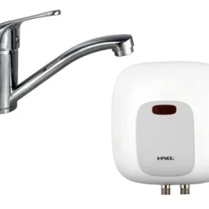 Značkový Průtokový Beztlakový Ohřívač Vody Hapl, Příkon 3,5 Kw, S Pákovou Stojánkovou Baterií PO-HAPLSOL3113P15-3,5kW