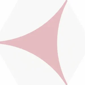 Zna?kovy Vzorovaná dla?ba Codicer Porto Hex 25 Venere Pink 22x25 (skladem)